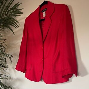 JONES NEW YORK RED JACKET/BLAZER